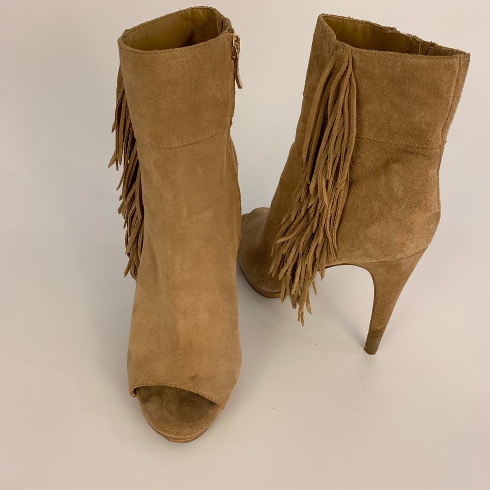Bcbgeneration Suede Platform Tassel Booties - image 8